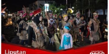 Kemeriahan Karnaval Umum Desa Temuguruh Warnai HUT Kemerdekaan RI Ke-79
