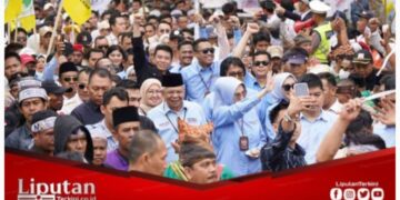 Daftar Ke KPU Sumatera Selatan, Pasangan Mawardi Yahya – Anita Diiringi Lautan Manusia