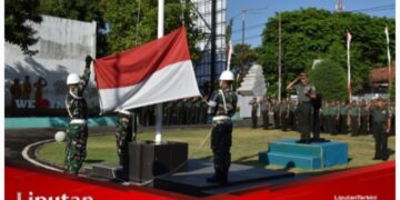 Kodim 0825/Banyuwangi Laksanakan Upacara Bendera Hari Senin, 2 September 2024