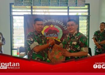 Berlangsung Hangat dan Haru, Acara Lepas Sambut Danposramil 0825/22 Licin Berlangsung Lancar