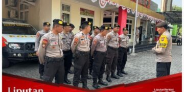 Menjaga Rasa Aman Masyarakat,  Polda Jateng Sterilkan Kantor Bawaslu Jelang Pilkada 2024