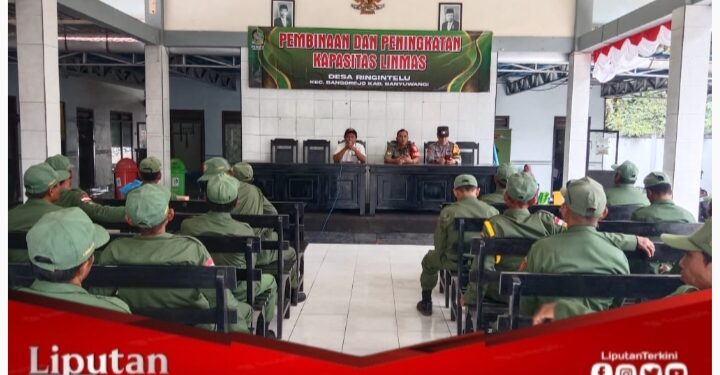Peningkatan Kapasitas, Linmas Desa Ringintelu Menuju Keamanan Lebih Baik