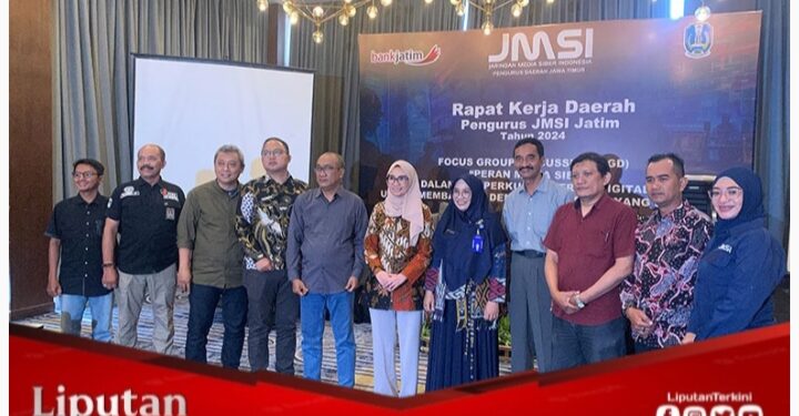 Raker dan FGD JMSI Jatim, Bahas Media Siber hingga Kesehatan Mental Pekerja Pers