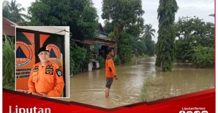Personil BPBD Labuhanbatu Siap Siaga di Dua Kecamatan, Panai Hilir dan Panai Tengah