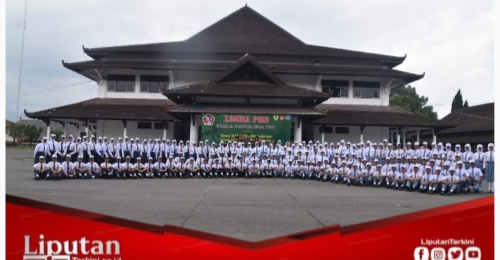 Semarak HUT TNI ke-79, Kodim 0707/Wonosobo Gelar Lomba PBB untuk Pelajar SMP dan SMA