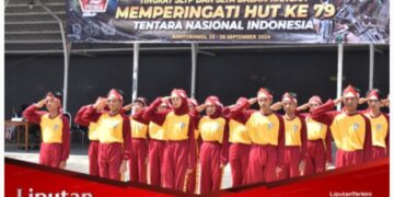 Lomba PBB Tingkat SLTP dan SLTA Dalam Rangka Memperingati HUT Ke-79 di Makodim 0825/Banyuwangi