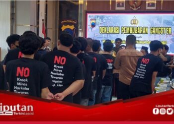 Puluhan Gangster di Semarang Sepakat Bubarkan Diri dan Minta Maaf pada Warga Kota Semarang