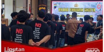 Puluhan Gangster di Semarang Sepakat Bubarkan Diri dan Minta Maaf pada Warga Kota Semarang