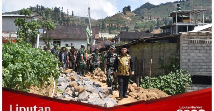 Forkopimda Tinjau Lokasi TMMD Sengkuyung Kodim 0707/Wonosobo