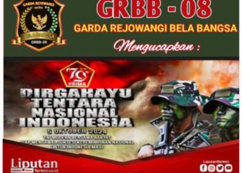 Keluarga Besar GRBB-08 Mengucapkan Selamat HUT TNI Ke-79 Tahun