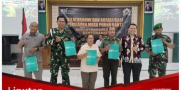 Silaturahmi dan Sosialisasi Persiapan Masa Purna Bakti Anggota Kodim 0825/Banyuwangi