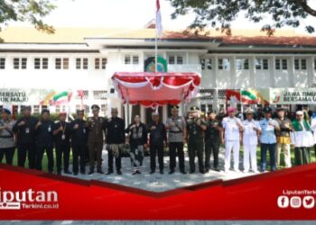 Kasdim 0825/Banyuwangi Laksanakan Upacara Peringatan Hari Jadi Ke-79 Provinsi Jawa Timur Tahun 2024