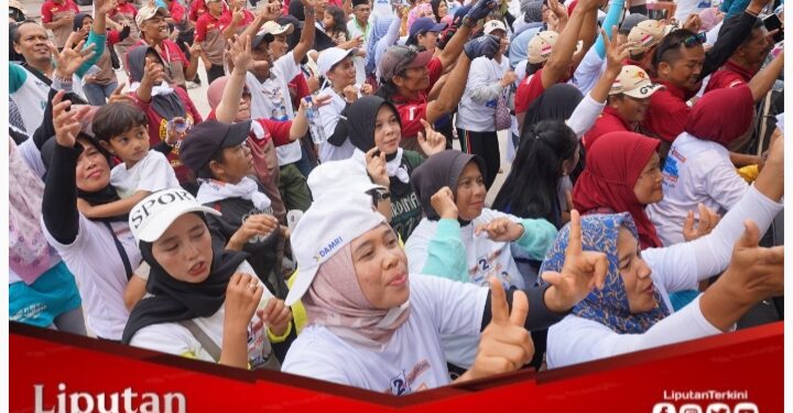 Beberapa Simpul Relawan Wonosobo Kembali Menggelar Kampanye Simpati Paslon Nomer Urut 2, Ahmad Luthfi-Taj Yasin