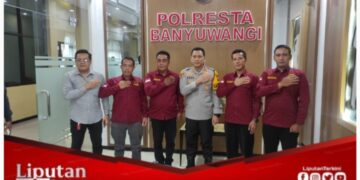 Turut Menjaga Kondusifitas Banyuwangi, GRBB-08 Kunjungan ke Mapolresta Banyuwangi