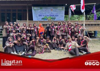 Kegiatan Kemah UKHWAH SMPIT Al-Izzah Sorong Berjalan Sukses