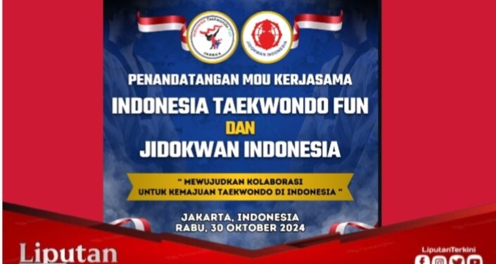MOU antara Indonesia Taekwondo FUN dan Taekwondo Jidokwan Indonesia