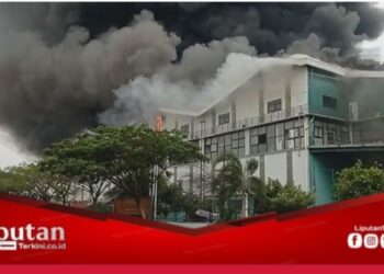 Na’as..! Pabrik Mainan Anak-anak MASTER KIDZ di Kawasan Industri  Kendal Hangus Terbakar