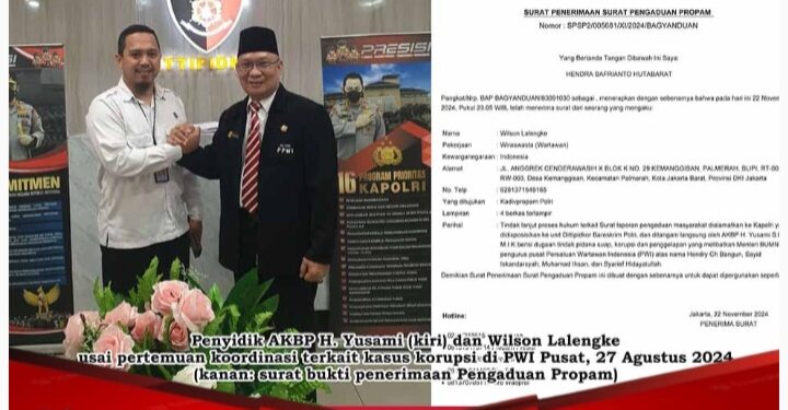 Kesal di-PHP, Wilson Lalengke Propamkan Penyidik Dittipidkor Bareskrim Polri