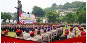 Polda Jateng Gelar Apel Serpas PAM TPS; Kerahkan 1.112 Personel Turun ke 10 Polres