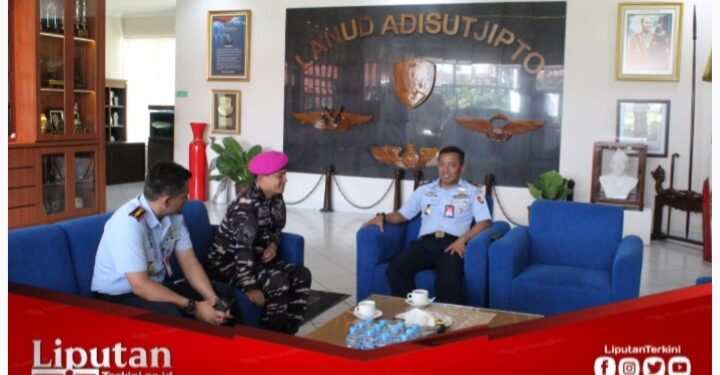 Danlanal Yogyakarta Tingkatkan Sinergitas TNI melalui Courtesy Call ke Danlanud Adisucipto