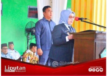 Plt. Bupati Labuhanbatu Jadi Pembina Upacara HAB ke – 79 di Kantor Kemenag Komplek Mesjid Raya Ujung Bandar