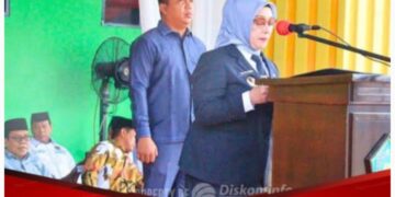 Plt. Bupati Labuhanbatu Jadi Pembina Upacara HAB ke – 79 di Kantor Kemenag Komplek Mesjid Raya Ujung Bandar