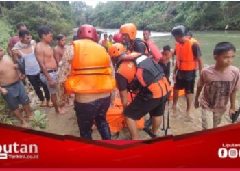 Terima Laporan Warga, BPBD Labuhanbatu Gerak Cepat Pencarian Korban Hanyut di Aliran Sungai Aek Katia