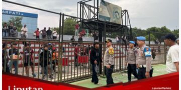 Antisipasi Kerusuhan Suporter, Polresta Pati Terjunkan Ratusan Personel Amankan Laga Persipa VS Persipura