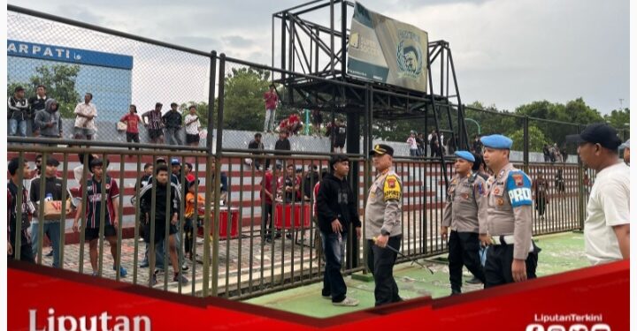 Antisipasi Kerusuhan Suporter, Polresta Pati Terjunkan Ratusan Personel Amankan Laga Persipa VS Persipura