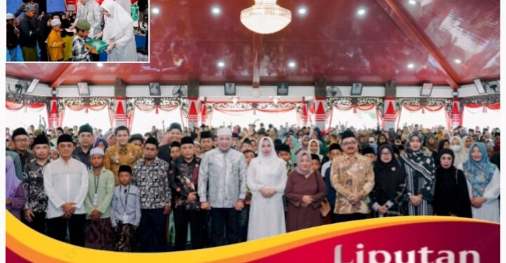 Berbagi Berkah Jelang Lebaran, Bupati Sampang Santuni 1.000 Anak Yatim