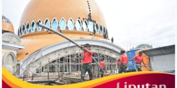 Bakti Tanpa Pamrih, Prajurit Petarung Pasmar 3 Gotong-royong Bangun Masjid Al-Akbar Sorong