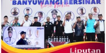Ikrar 1000 Suara Banyuwangi: Tolak Narkoba, Wujudkan Banyuwangi BERSINAR