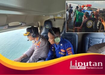 Pencarian Korban Insiden KMP Tunu Pratama Jaya, Polda Jatim Gunakan Kapal Patroli Polairud dan Helikopter