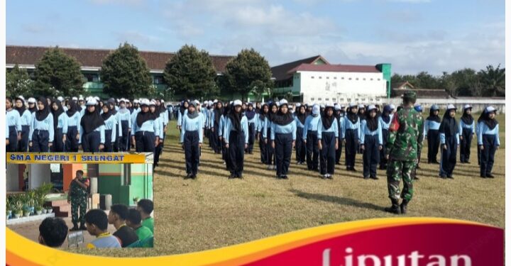 Bangun Karakter Siswa, Danramil 0808/06 Berikan Materi Wasbang di  MPLS SMAN 1 Srengat