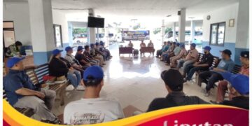 Satlantas Polres Banjarnegara Gelar Dikmas Lantas Bersama Sopir Angkutan Umum