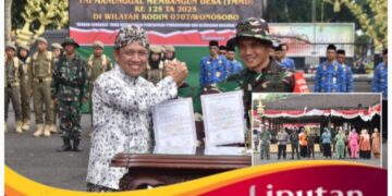 Bupati Wonosobo Resmi Buka TMMD Sengkuyung Tahap III Th.  2025 di Desa Kalidadap