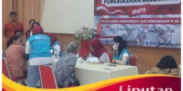 Baksos Kesehatan, Gereja JKI Mahanaim Gelar Pemeriksaan Kesehatan Gratis