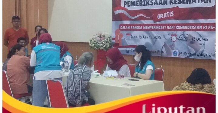 Baksos Kesehatan, Gereja JKI Mahanaim Gelar Pemeriksaan Kesehatan Gratis