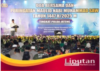 Momen Khidmat Peringatan Maulid Nabi di Polda Jateng, Ajak Masyarakat Teladani Akhlak Rasulullah