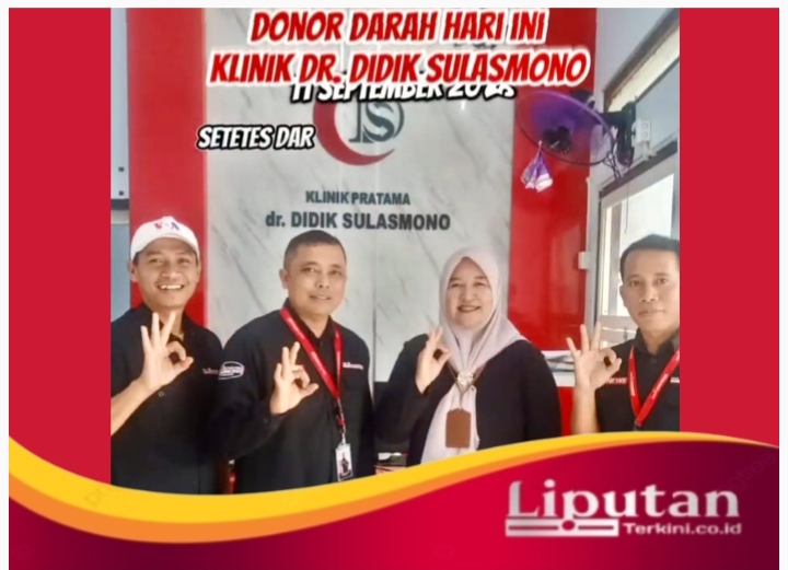 Setetes Darah, Sejuta Harapan: Klinik KDS Kumpulkan 16 Kantong Darah